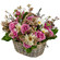 floral arrangement in a basket. Suriname